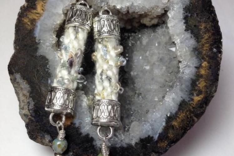 Kumihimo Earrings