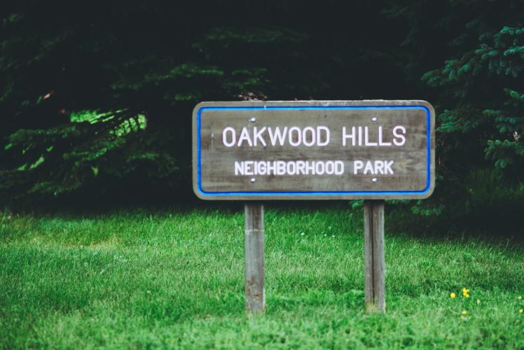 Oakwood Hills Park in Eau Claire, Wisconsin