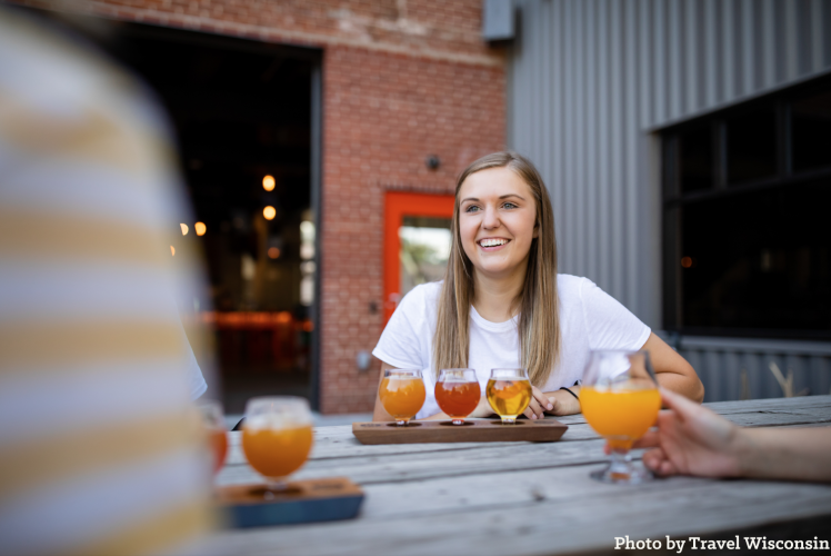 Outside seating at Brewing Projekt