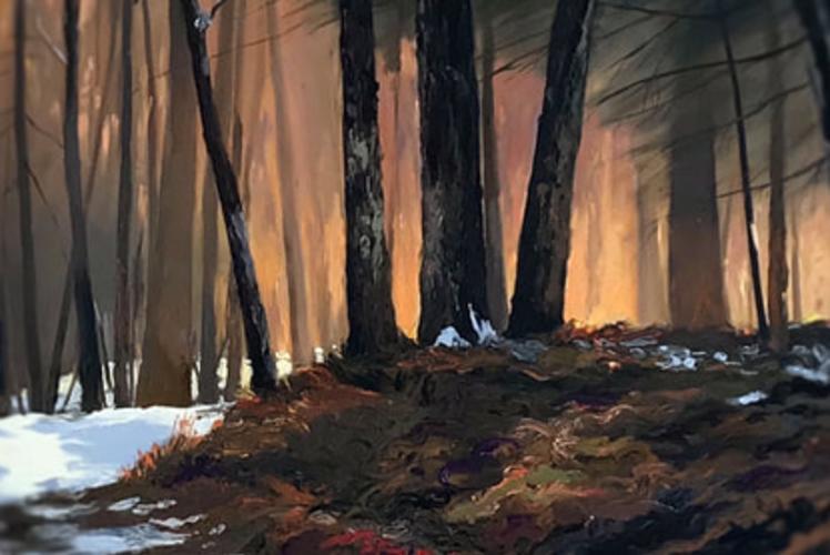 Rachel Murphy's oil painting