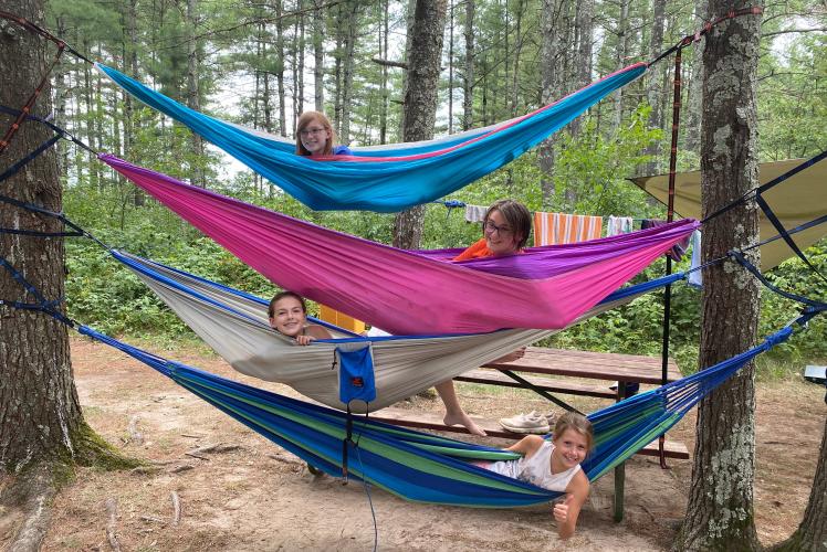 Coon Fork Lake Campground Hammocking