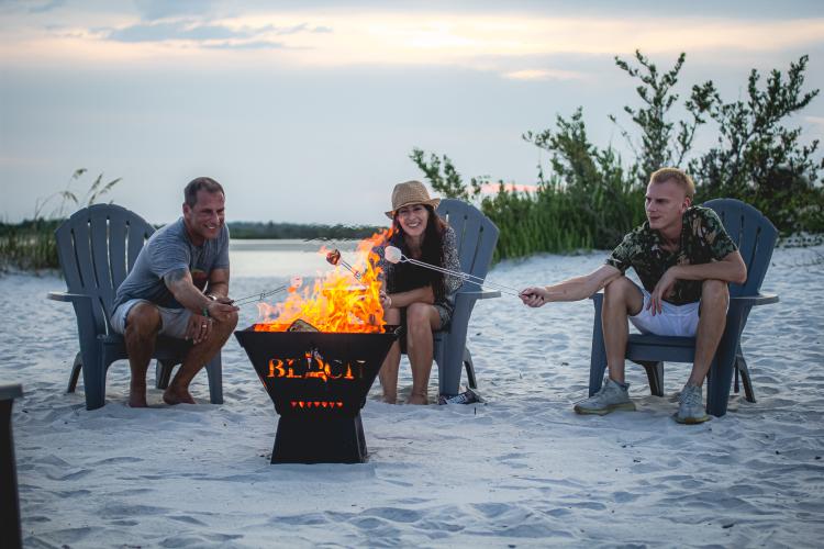 Campfire on the Beach