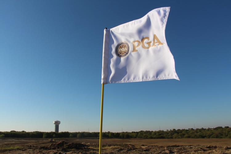 PGA of America pin golf flag