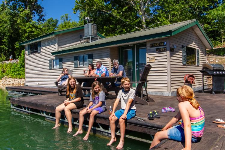 Floating Cabins at Patoka Lake Marina