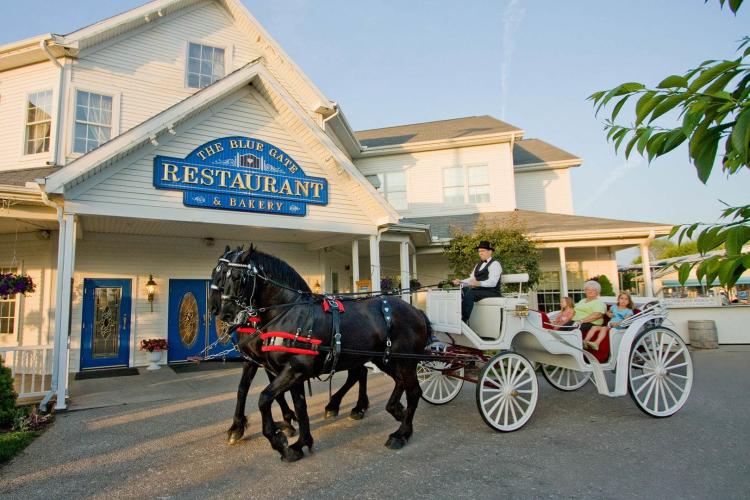 Blue Gate Carriage Company in Shipshewana