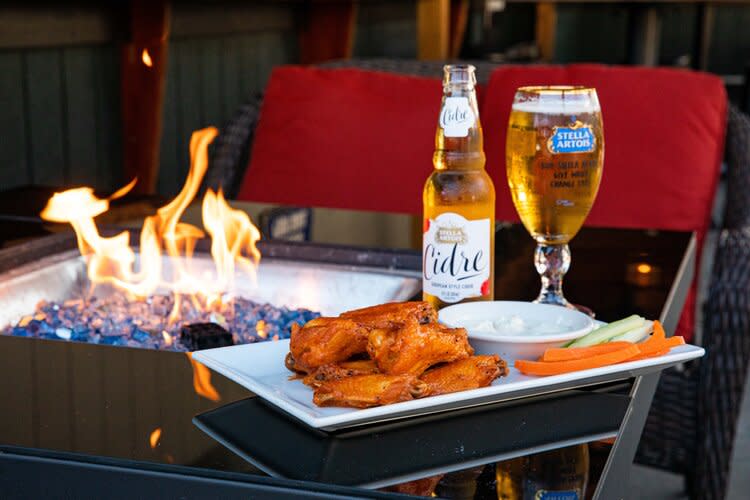 Wings and beer from Killarney's Publick House in Hamilton Township, NJ