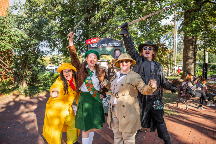 Legends & Lanterns attendees posing