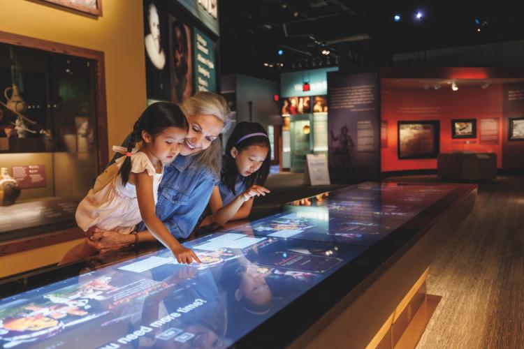 Museum Multi-Generational Family