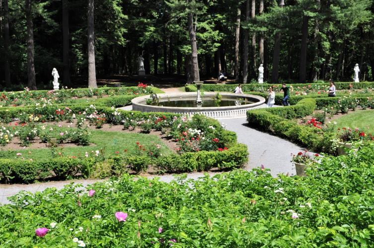 Yaddo gardens path to pool