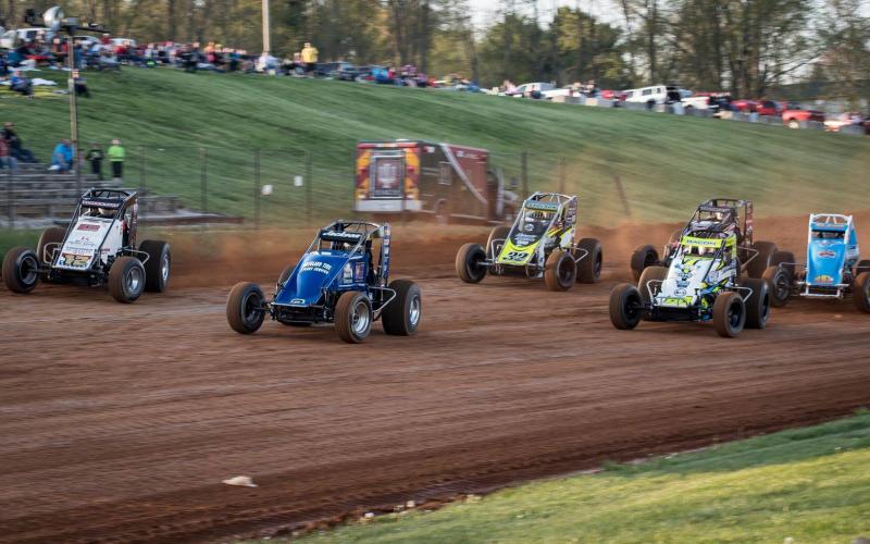 Racing at Bloomington Speedway
