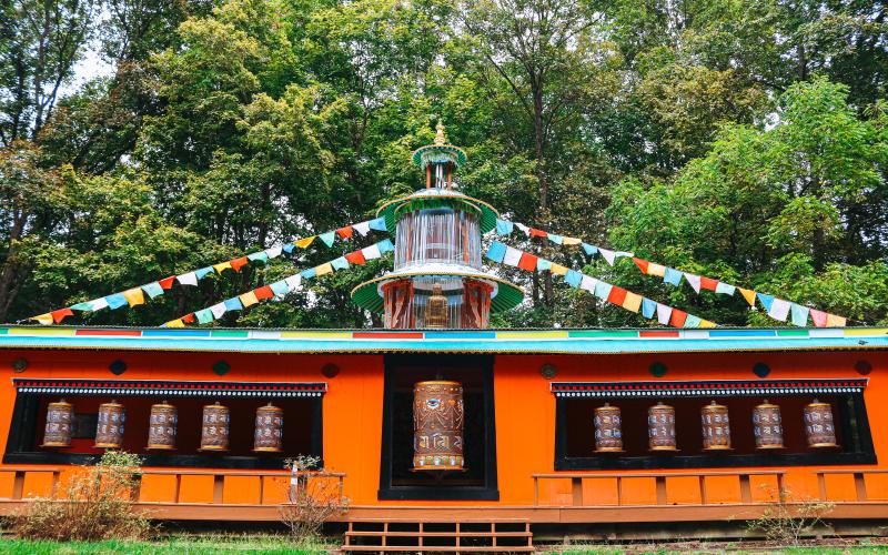 Mani Korlo at the Tibetan Mongolian Buddhist Cultural Center