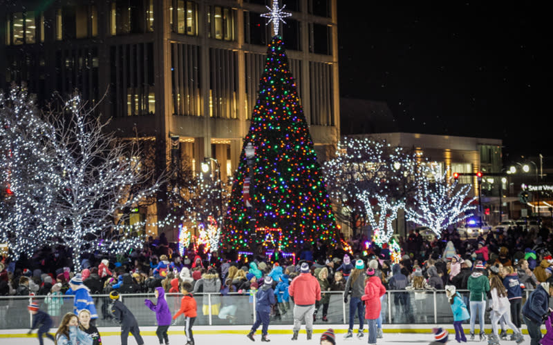 Festival of Lights on Worcester Common 