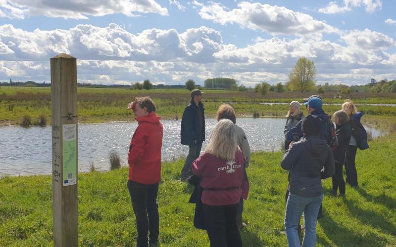 River of Life with Visitors