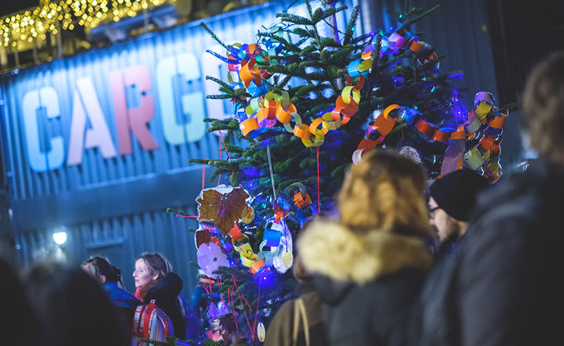 Wapping Wharf Christmas Lights  - credit Jon Craig Photos