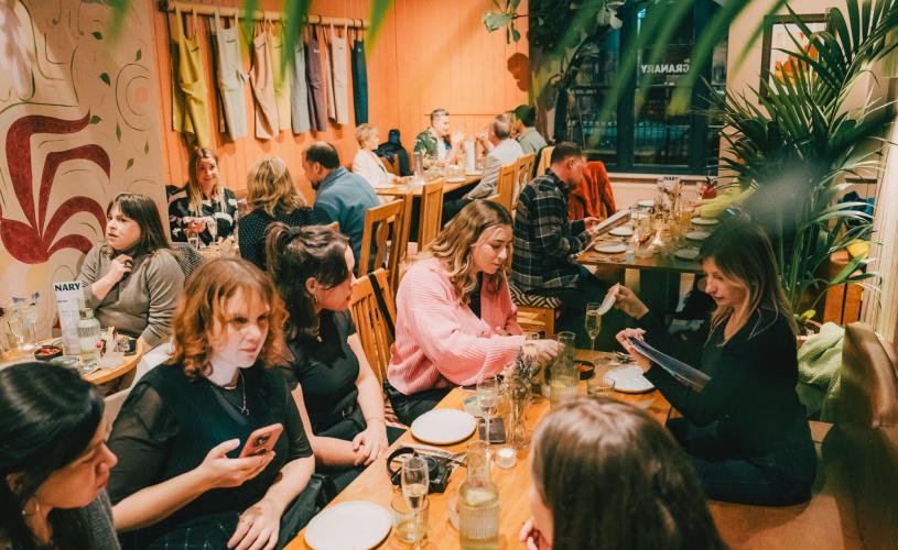 People dining at The Granary - credit The Granary