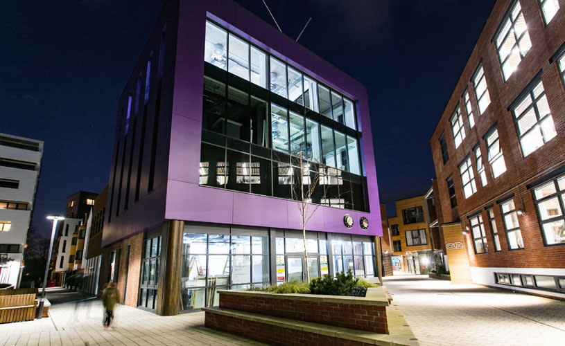 Exterior of the Royal Photographic Society exhibition space at Paintworks Bristol - credit Rebecca Faith