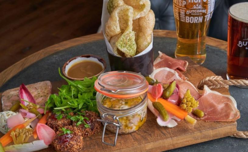 A platter of food at The Langford Inn - credit The Langford Inn