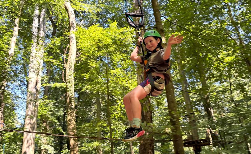 Tree top high ropes course - credit Adventure Bristol
