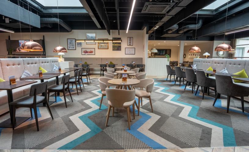 Bedroom at Hampton by Hilton Bristol Airport - Credit: Hilton