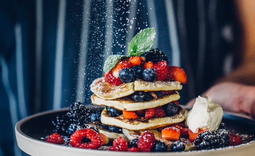 Pancakes with berries - Aqua