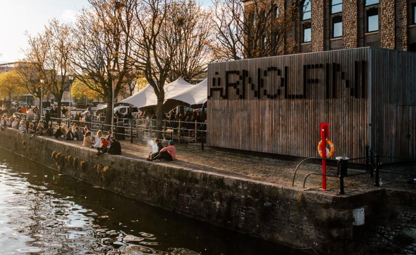 The exterior of the Arnolfini Harbourside Bar in Bristol - credit Arnolfini Bristol