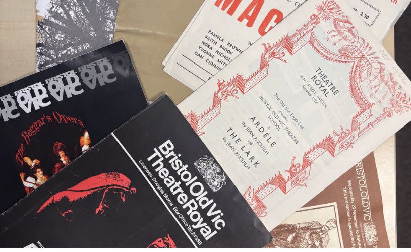 Historic programmes for Bristol Old Vic
