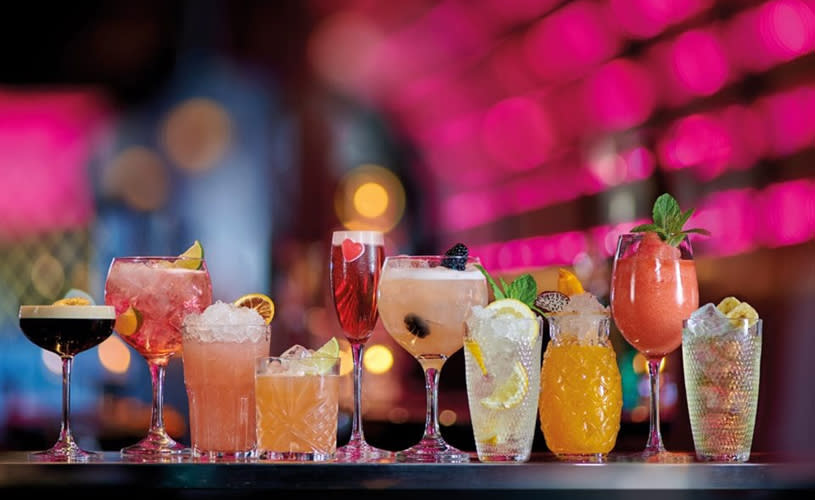 Be at One Colourful Cocktails
