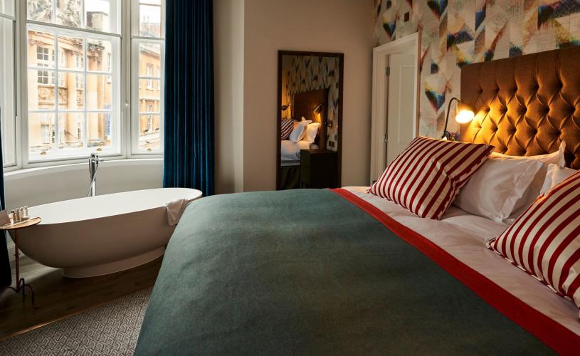 Bedroom at Harbour Hotel