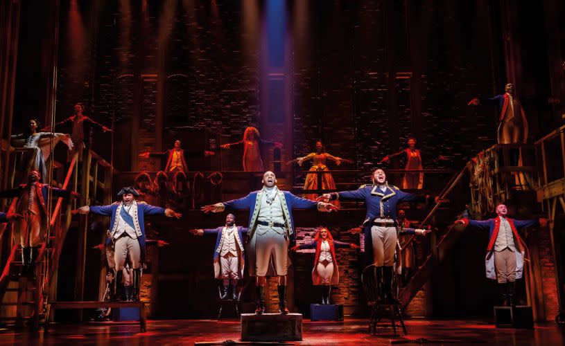 Hamilton at The Bristol Hippodrome - Shaq Taylor as Hamilton and Company