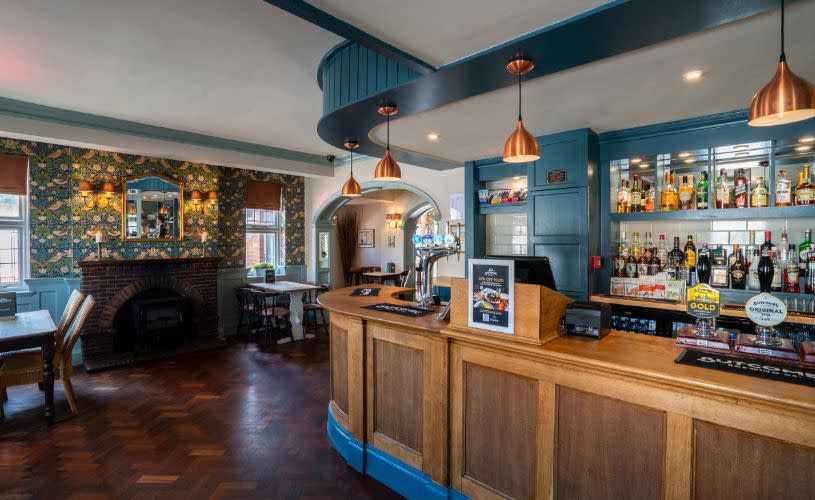 Pub interior at The Rising Sun in Backwell - credit The Rising Sun
