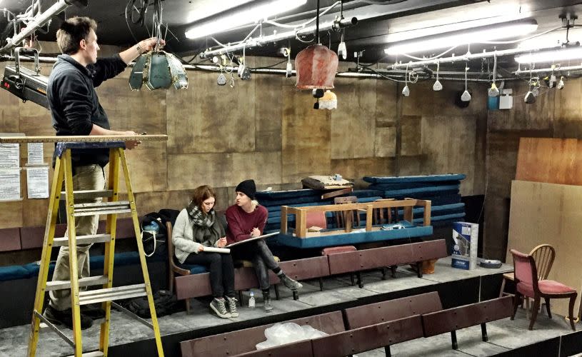 Renovating the new Wardrobe Theatre on Old Market 2015