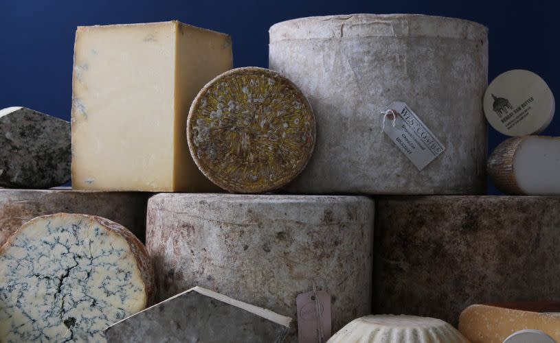Selection of cheeses - credit Bristol Cheesemonger