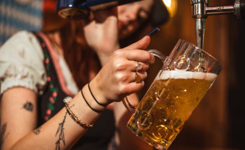 Beer being poured at Barbara's Bier Haus - credit Barbara's Bier Haus