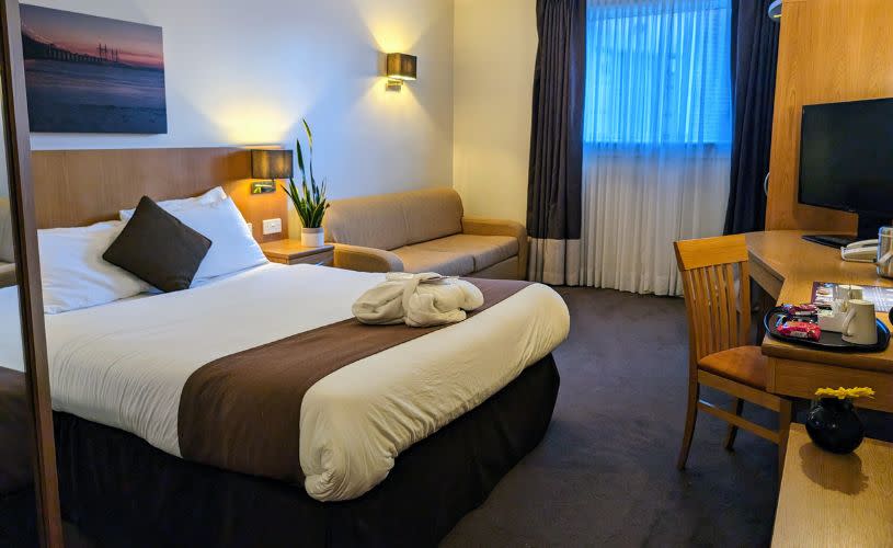 Accessible room at Future Inns Bristol Cabot Circus Hotel Credit Mark Ashbee