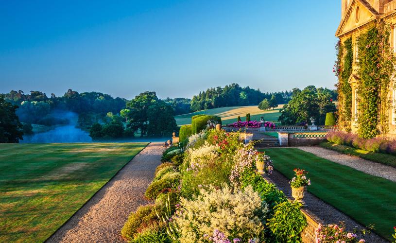 One of the gardens in the grounds of Bowood House in Wiltshire, credit Anna Stowe