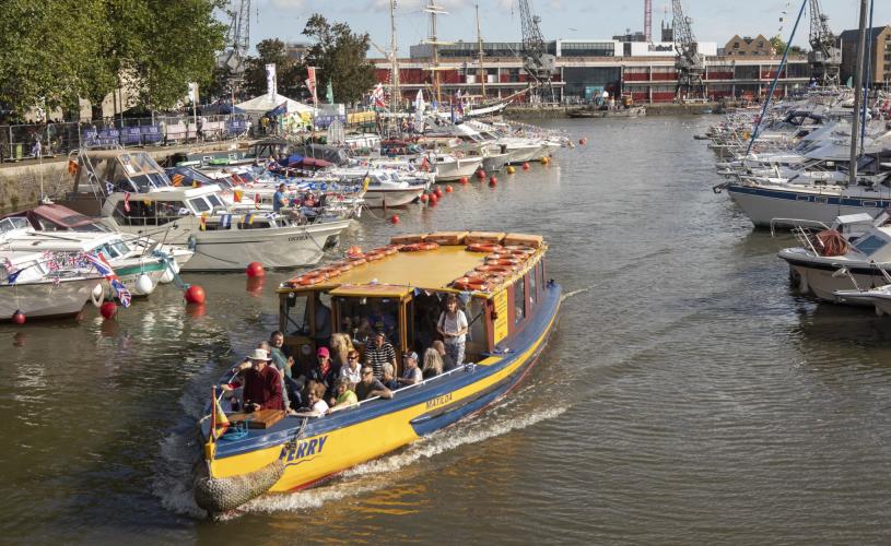 Bristol Ferry at Bristol Harbour Festival - Credit Paul Box