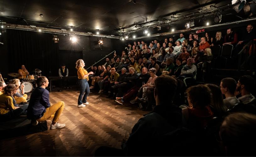 A performance at the Bristol Improv Theatre - credit Lee Pullen