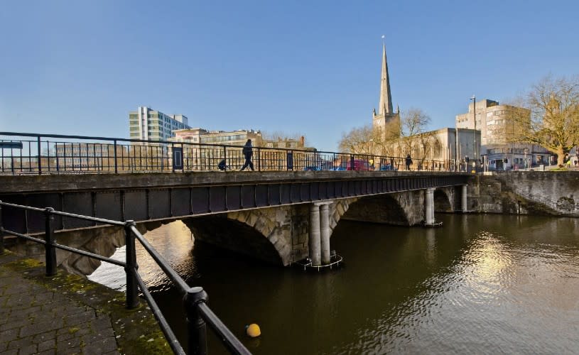 A side view of Bristol Bridge as it currently looks - Credit Visit West