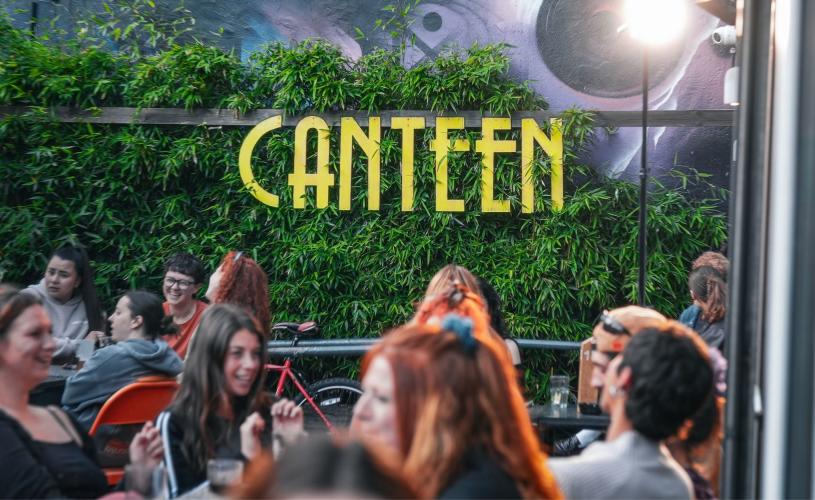 People sat on front terrace at The Canteen in Bristol - credit The Canteen