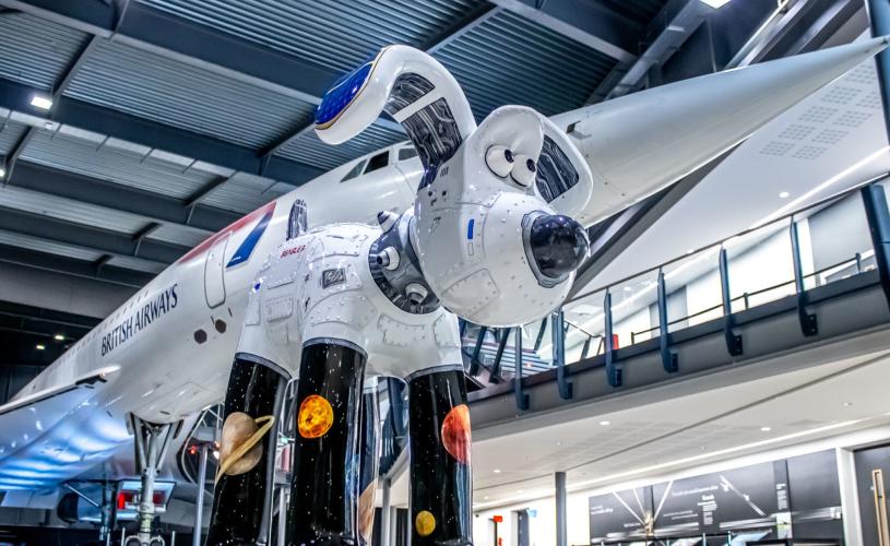 Gromit Unleashed 3 - Beagle 3 at Aerospace Bristol - credit Ambitious PR