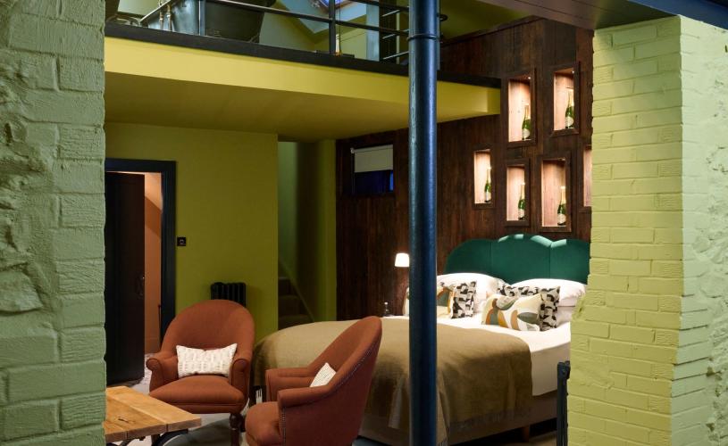 Mezzanine suite at Hotel Du Vin in central Bristol - credit Hotel Du Vin