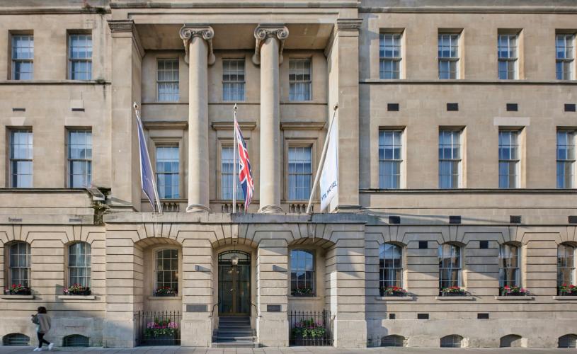 Exterior of The Gainsborough hotel in Bath - credit The Gainsborough Bath Spa