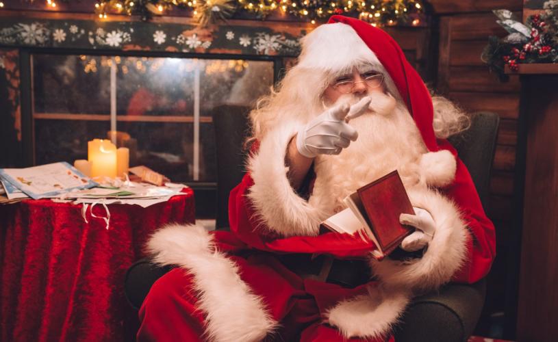 Santa at Avon Valley Adventure and Wildlife Park - Credit Avon Valley Adventure and Wildlife Park