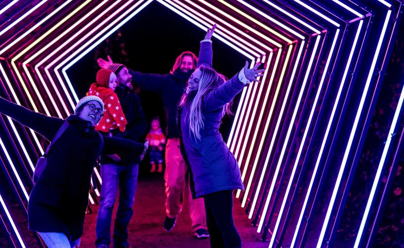 Christmas Nights at Avon Valley - Credit Avon Valley Adventure and Wildlife Park