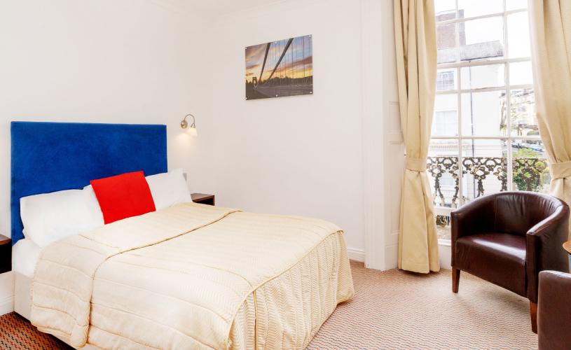 Double bedroom at The Clifton Hotel - credit Clifton Hotels