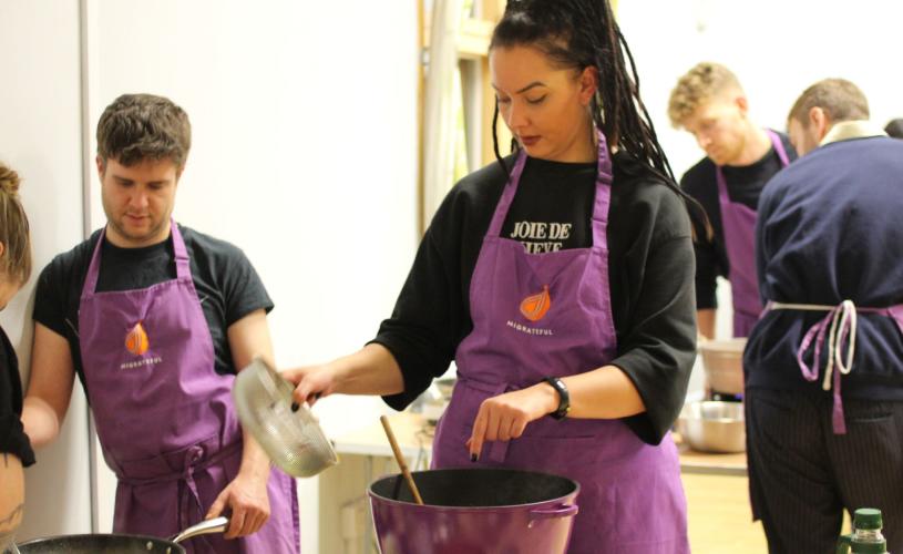 Migrateful cookery class