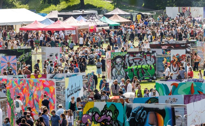 Upfest 2022 in Greville Smith Park
