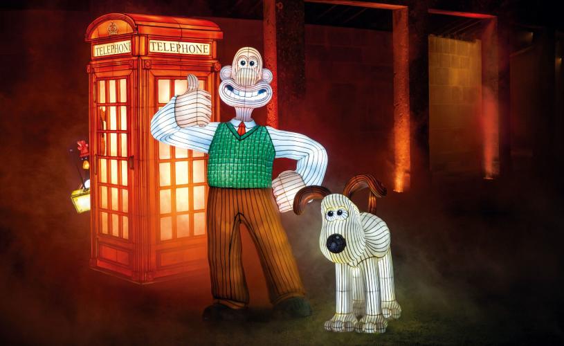 Longleat Festival of Light 2025 - Wallace & Gromit