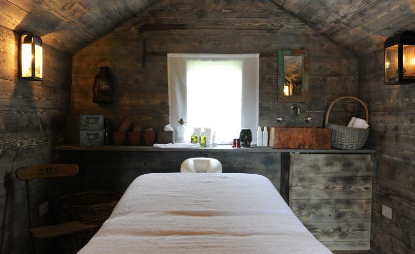 Potting Sheds spa treatment rooms at The Pig Near Bath - credit The Pig Near Bath