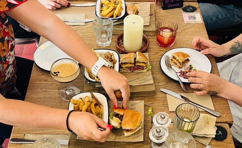 Food samples on food tour in Bristol - credit GOOD Stories in Food